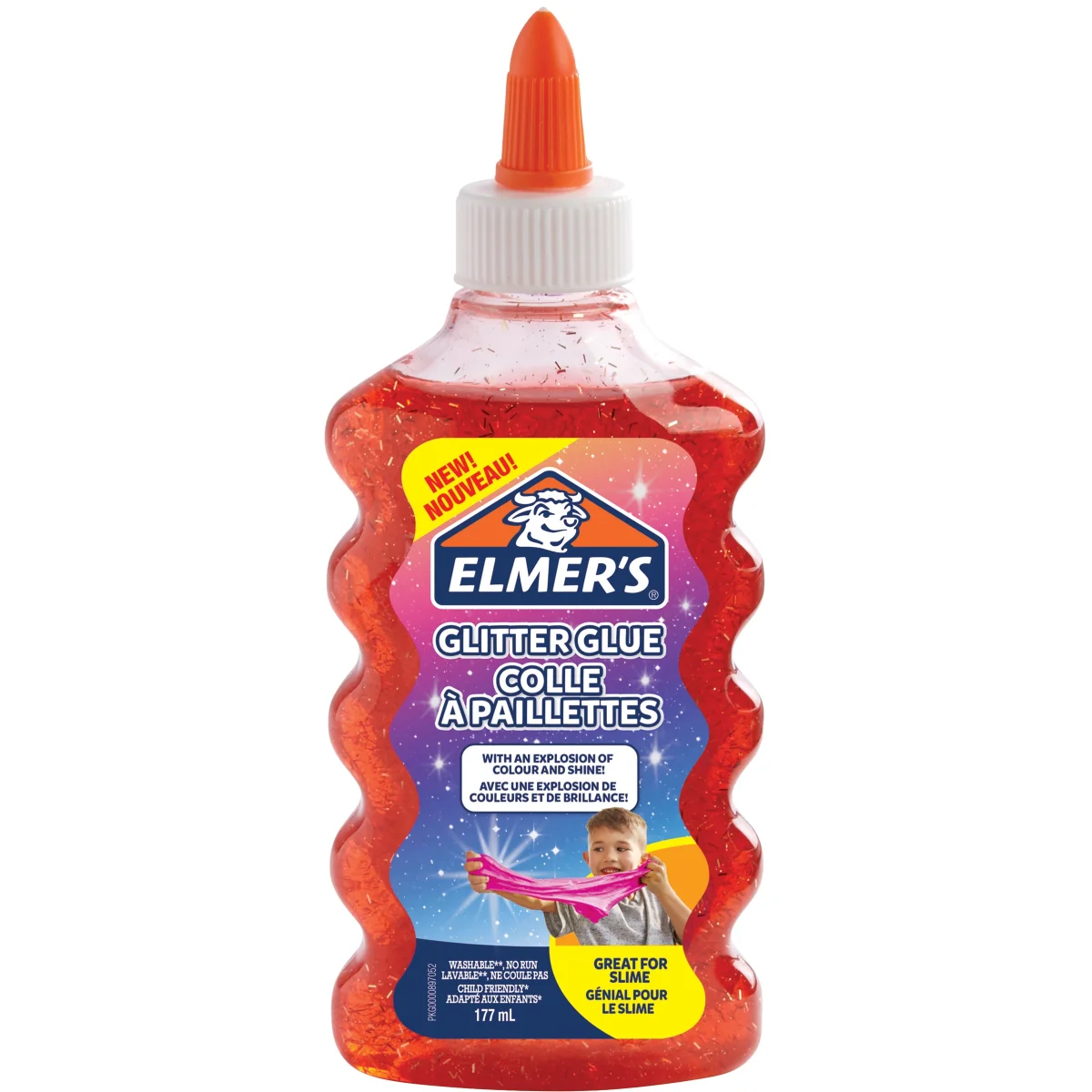 Elmer’s Glitter Färg 177 ml PVA Lim Till Slime - Bild 3