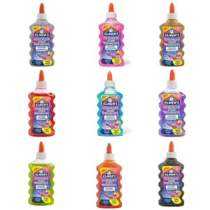 Elmer’s Glitter Färg 177 ml PVA Lim Till Slime
