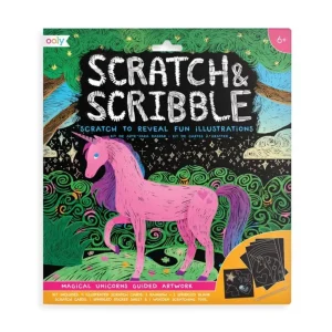 OOLY Skrapmotiv Unicorn Art Kit