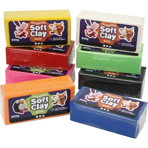 Klassisk Modellera Soft Clay 13x6x4 cm 500 g