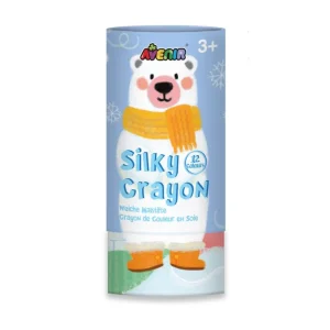 AVENIR Gelkritor Polar Bear Silky Crayons Watercolor + Coloring Poster - Set om 12