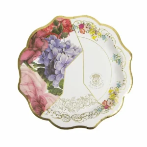 Papperstallrikar 12-pack Vintage Kintsugi 20 cm