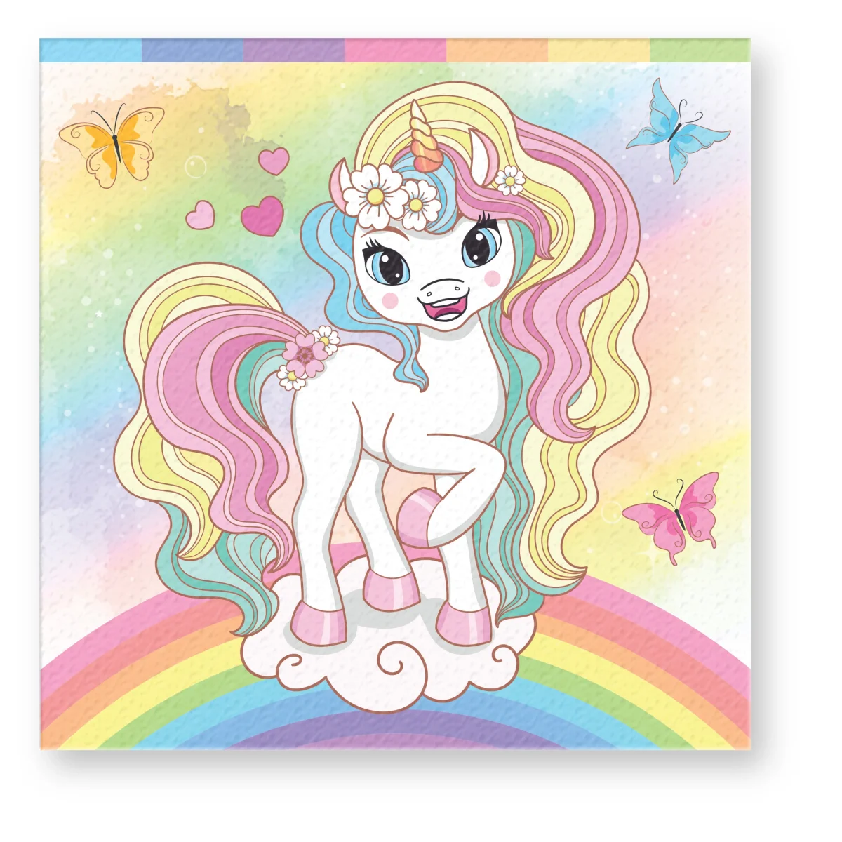 Servett Unicorn 16 cm 12-pack - Bild 2