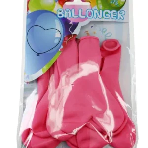 Ballonger 8-pack – Hjärtan Rosa