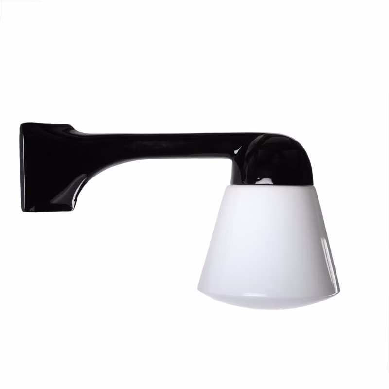 Funkis Hörn 90 Svart – Koniskt Opal