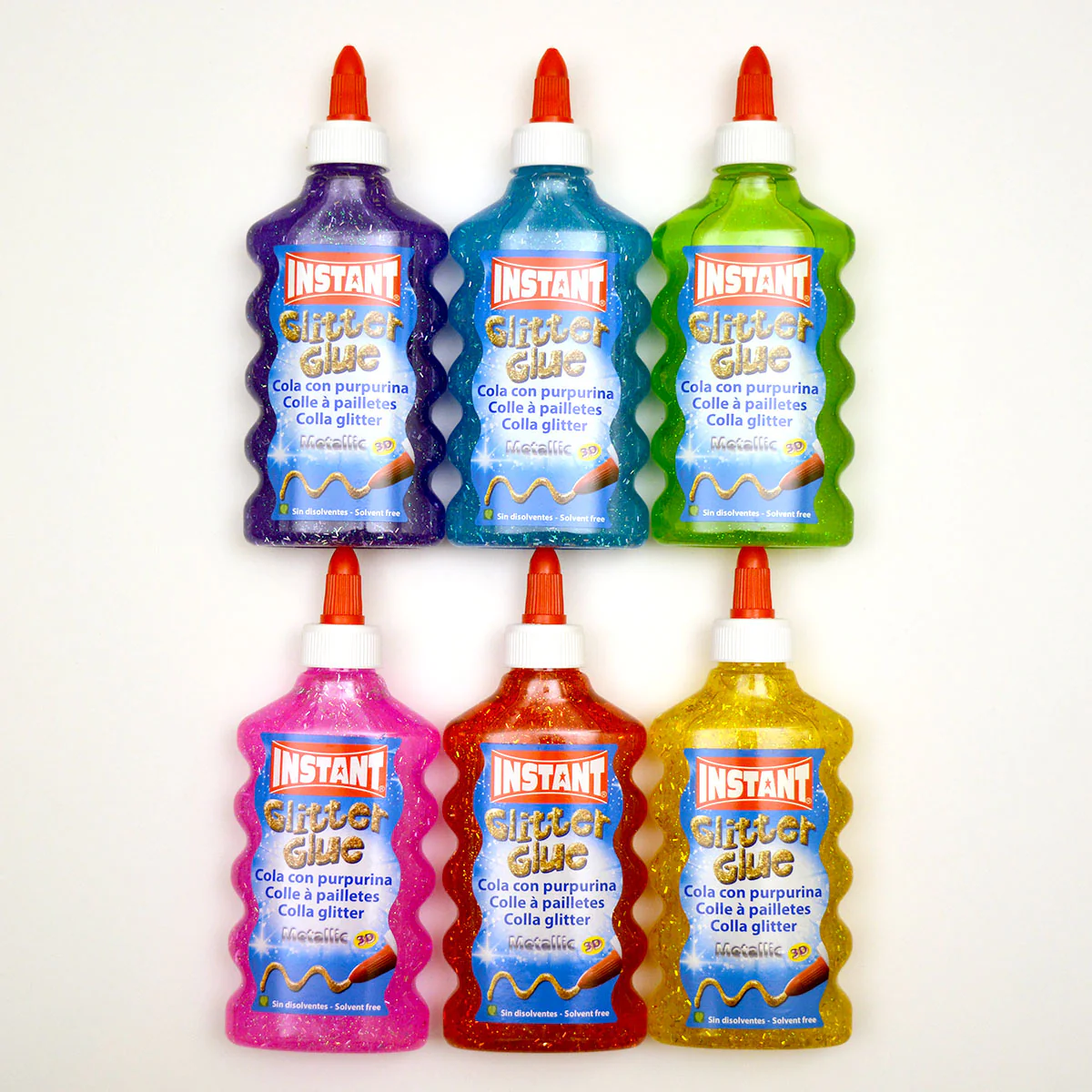 Instant Glitter Färg 180 ml PVA Lim Till Slime - Bild 2