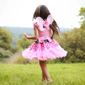 3-delat Set Klänning, Vingar & Diadem Fairy Blooms