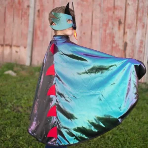 2-delat Set Reversibel Cape & Mask Drakriddare