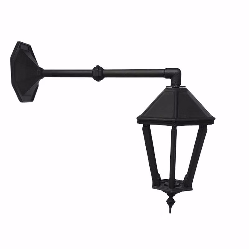 Herrgårdslampa Med 6-Kantigt Lykthus