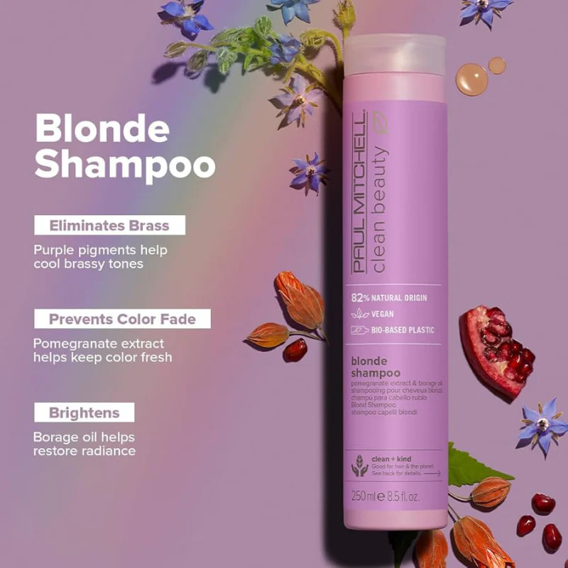 Paul Mitchell Clean Beauty Blonde Shampoo 250ml - Bild 3