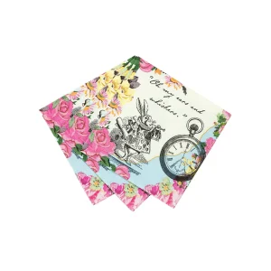 Servetter 20-pack Alice i Underlandet 25x25 cm Truly Alice