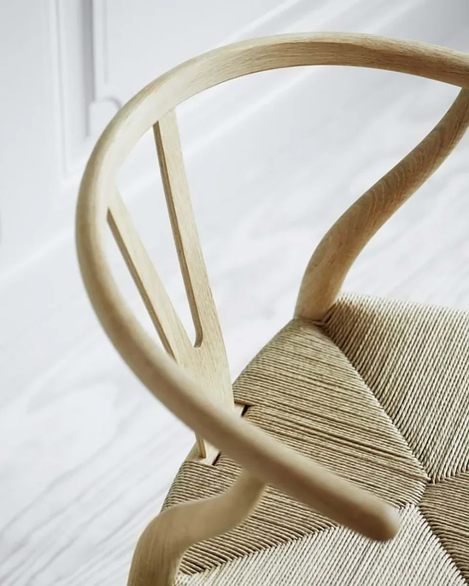 CH24 Y-stolen - Ek/naturflätat papperssnöre - Bild 9